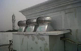 Pemasangan Turboair Turbine Ventilator proyek 16
